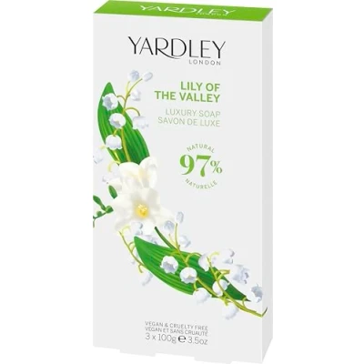 Afbeelding van Yardley Lily Of The Valley Zeep 3 x 100 gr