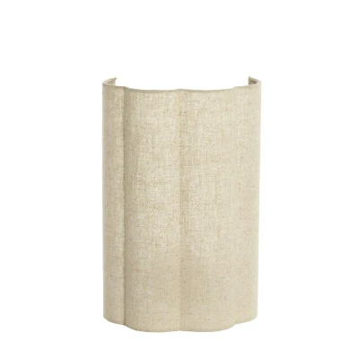 Afbeelding van vtwonen Wandlamp Fringe Naturel 15x10x30.5cm Binnen Modern