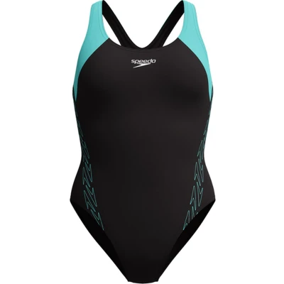 Afbeelding van Speedo Womens Hyperboom Splice Racerback Badpak, Dames, Maat: 44, Arctic glass