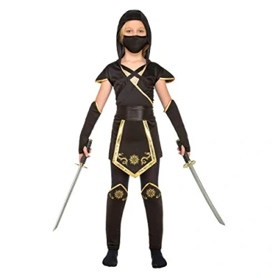 Afbeelding van Kostuums voor Kinderen My Other Me Zwart Ninja (5 Onderdelen) 10 12 Jaar