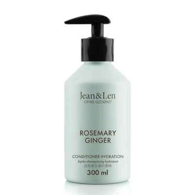 Afbeelding van Jean &amp; Len Rosemary Ginger vochtinbrengende conditioner voor dof en haar, verzorgt intensief verbetert het ontwarrende gemak, met kruidige geur, zonder parabenen
