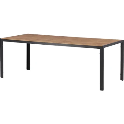 Afbeelding van Nest outdoor Aaron tuintafel polywood bruin 205 x 90 cm