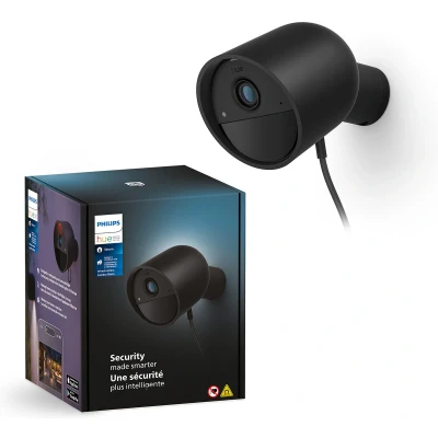 Afbeelding van Philips Hue Secure bedrade beveiligingscamera Zwart
