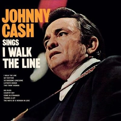 Image de Sings I Walk The Line Vinyle Orange