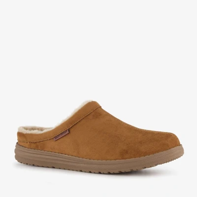 Afbeelding van Skechers Melson Pantoffels, Heren, Maat: 45, Tan Textiel