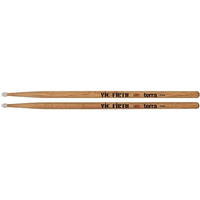 Afbeelding van Vic Firth 7ATN Terra drumstokken hickory met nylon tip