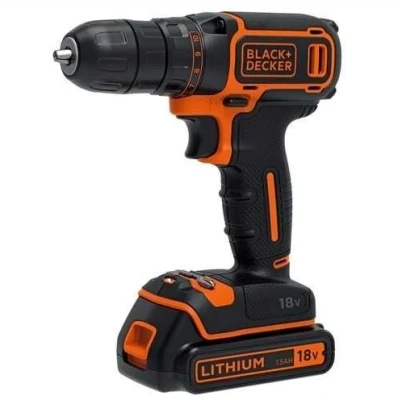 Afbeelding van BLACK+DECKER BDCDC18B QW Accuboormachine 18V incl. lader en 2 accu&#039;s