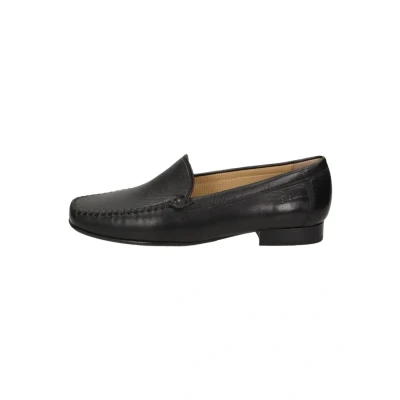 Afbeelding van Sioux Instappers, Dames, Maat: 41 1/3, Black Leer