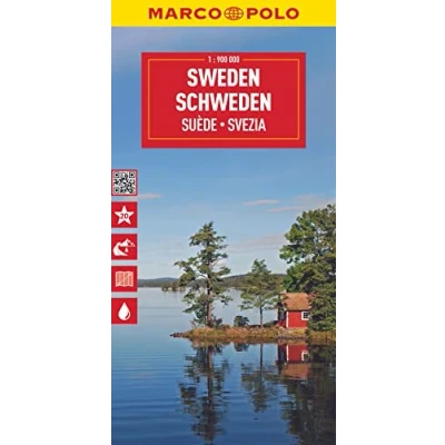 Afbeelding van Marco Polo Wegenkaart Zweden
