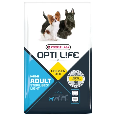 Afbeelding van Opti Life Adult Light Mini Hondenvoer 7.5 kg