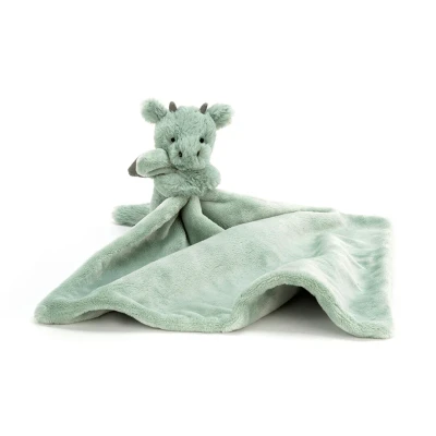 Afbeelding van Jellycat knuffeldoek bashful draakje 34 cm