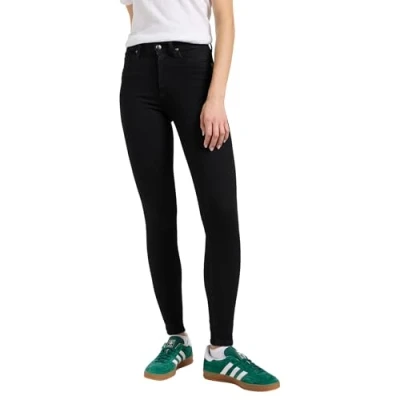 Afbeelding van Lee Scarlett Jeans Skinny Fit, Dames, Maat: 25x31, Black