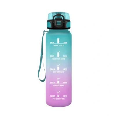 Afbeelding van HoneyHolly Drinkfles, 500 ml, lekvrij, met tijdmarkering, motiverende drinkfles filter, waterfles, sportwaterfles, koolzuurhoudende dranken, hardlopen, waterfles
