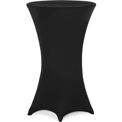 Afbeelding van Statafelrok 5 Stuks Ø 60 65cm Stretch Zwart