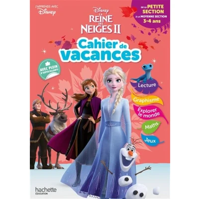 Image de Disney la Reine des Neiges de Petite à Moyenne Section Cahier vacances 2025