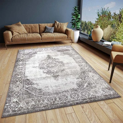 Afbeelding van Vintage Vloerkleed Tanger Crème 200x280cm Grijs 123vloerkleed.nl is de online webshop voor vloerkleden en woonaccessoires.