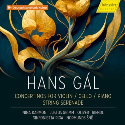 Afbeelding van Nina Karmon, Justus Grimm, Oliver Triendl Gál: Concertinos For Violin, Cello, Piano &amp; String Serenade (CD)