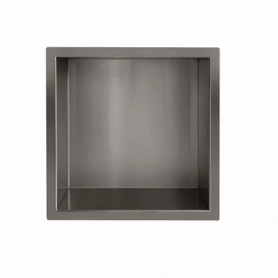Afbeelding van Wiesbaden inbouwnis 30x30x10cm gunmetal