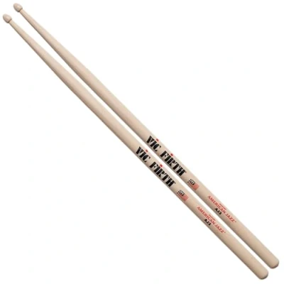 Afbeelding van Vic Firth AJ3 Sticks, American Jazz, Wood Tip Drumsticks