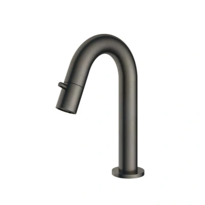 Afbeelding van HotBath Dude Fonteinkraan opbouw u uitloop 11.8cm verouderd ijzer