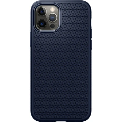 Afbeelding van Spigen Liquid Air hoesje voor iPhone 12 en Pro ACS02250 blauw