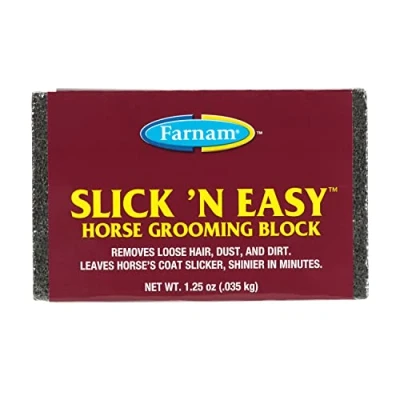 Afbeelding van Farnam Slick &#039;N Easy Horse Grooming Block voor de gladde vacht