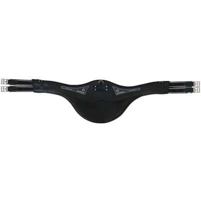 Afbeelding van Acavallo Singel Comfort Gel met Buikflap Zwart 120cm