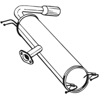 Image de Silencieux arrière bosal 228 467