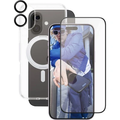 Afbeelding van PanzerGlass CARE by ® Panzerglas 3 in 1 Protection B1327+2855+1281 Screenprotector (glas) Apple iPhone 16 Plus stuk(s) Anti vingerafdruk, Krasvast