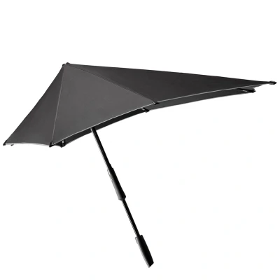 Afbeelding van Senz Large Stick Stormparaplu black reflective