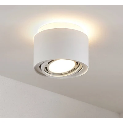 Afbeelding van Arcchio plafondlamp 1licht Aluminium H: 12 cm GU10 wit (RAL 9003)