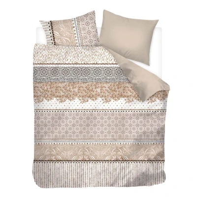 Afbeelding van Snoozing Riv Dekbedovertrek Extra breed 260x200/220 cm Zand