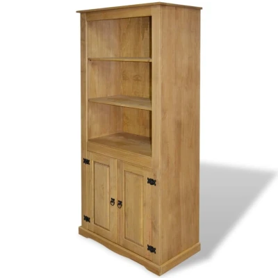 Afbeelding van Wandkast Mexicaans grenenhout Corona stijl 80x40x170 cm