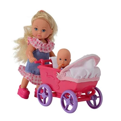 Afbeelding van Simba Evi met poppenwagen
