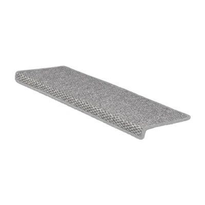 Afbeelding van casa pura Vloerkleden voor binnen, rechthoekig, zelfklevend, sisal look, trappen, zilver, 65 x 23,5 cm, 15 stuks
