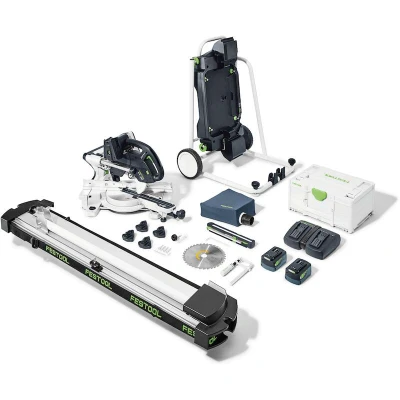 Afbeelding van FESTOOL KSC 60 EB 5,0 I UG Set accu afkort verstekzaag KAPEX (2x 5,0Ah + lader) 577958