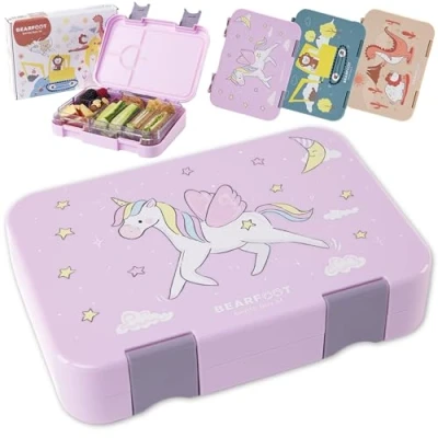 Afbeelding van Bentobox, lunchbox, broodtrommel voor kinderen Eenhoorn unicorn