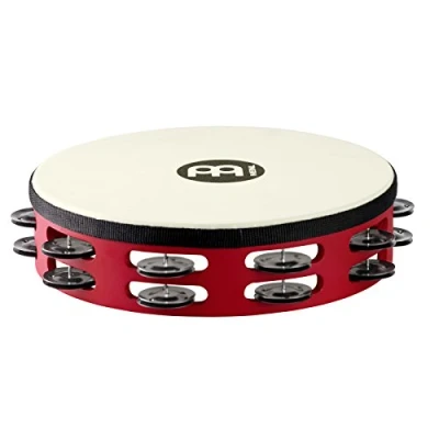 Afbeelding van Touring Tambourine TAH2BK R TF Double Row, Steel, rood #R