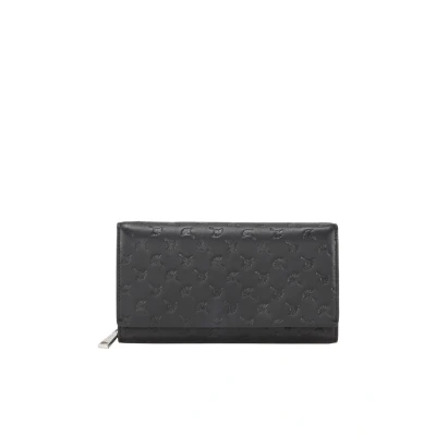 Afbeelding van JOOP! Leren Portemonnee Leggero Stampa Europa Purse Black Zwart