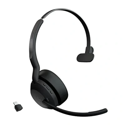 Afbeelding van Jabra Evolve2 55 Headset Draadloos Hoofdband Kantoor/callcenter Bluetooth Zwart