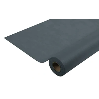 Afbeelding van Pro Nappe Art.nr. R782001I Wegwerp tafelkleed van Spunbond vlies rol 50,4 m x breedte 1,20 kleur antraciet scheurbestendig, waterafstotend, afwasbaar