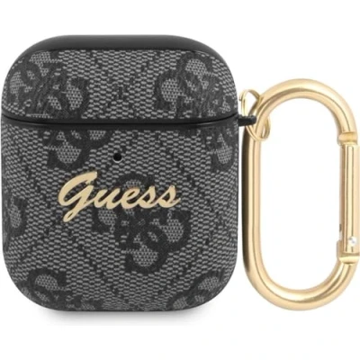 Afbeelding van Guess Airpods 2 Case Grijs TPU 4G Pattern