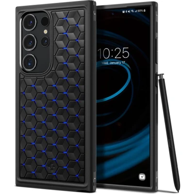 Afbeelding van Spigen Cryo Armor Back Cover hoesje voor Samsung Galaxy S24 Ultra Blauw