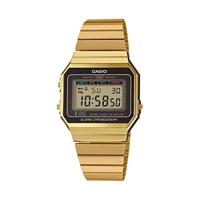 Afbeelding van Casio vintage &#039;super slim&#039; mannenhorloge A700WG 9ADF
