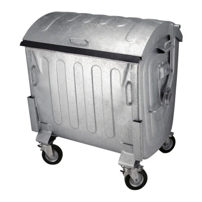 Afbeelding van Staalverzinkte container Inhoud: 1100 liter