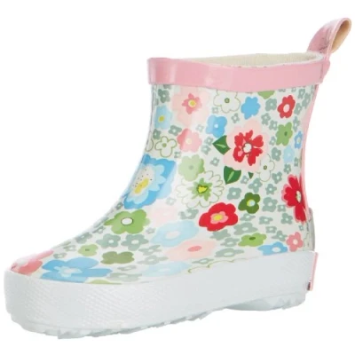 Afbeelding van Playshoes Korte Regenlaarzen Bloemen Maat 24