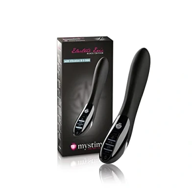 Image de Vibromasseur rechargeable Electric Eric E Stim Noir Taille 27cm Mystim
