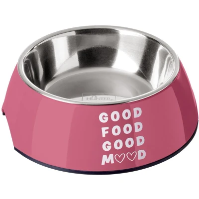 Afbeelding van Voerbak voor honden Hunter Chester Roze 350 ml
