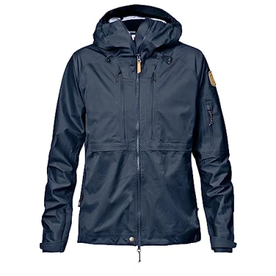 Afbeelding van Keb Eco Shell Outdoor Jack Dames Dark Navy 200 XL Blauw