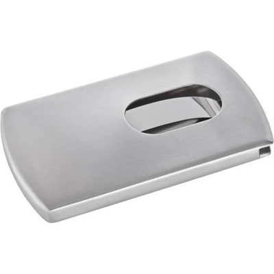 Afbeelding van Sigel Si Vz120 Visitekaartetui Zilver &quot;Snap&quot; Voor Kaarten Tot 91X57Mm